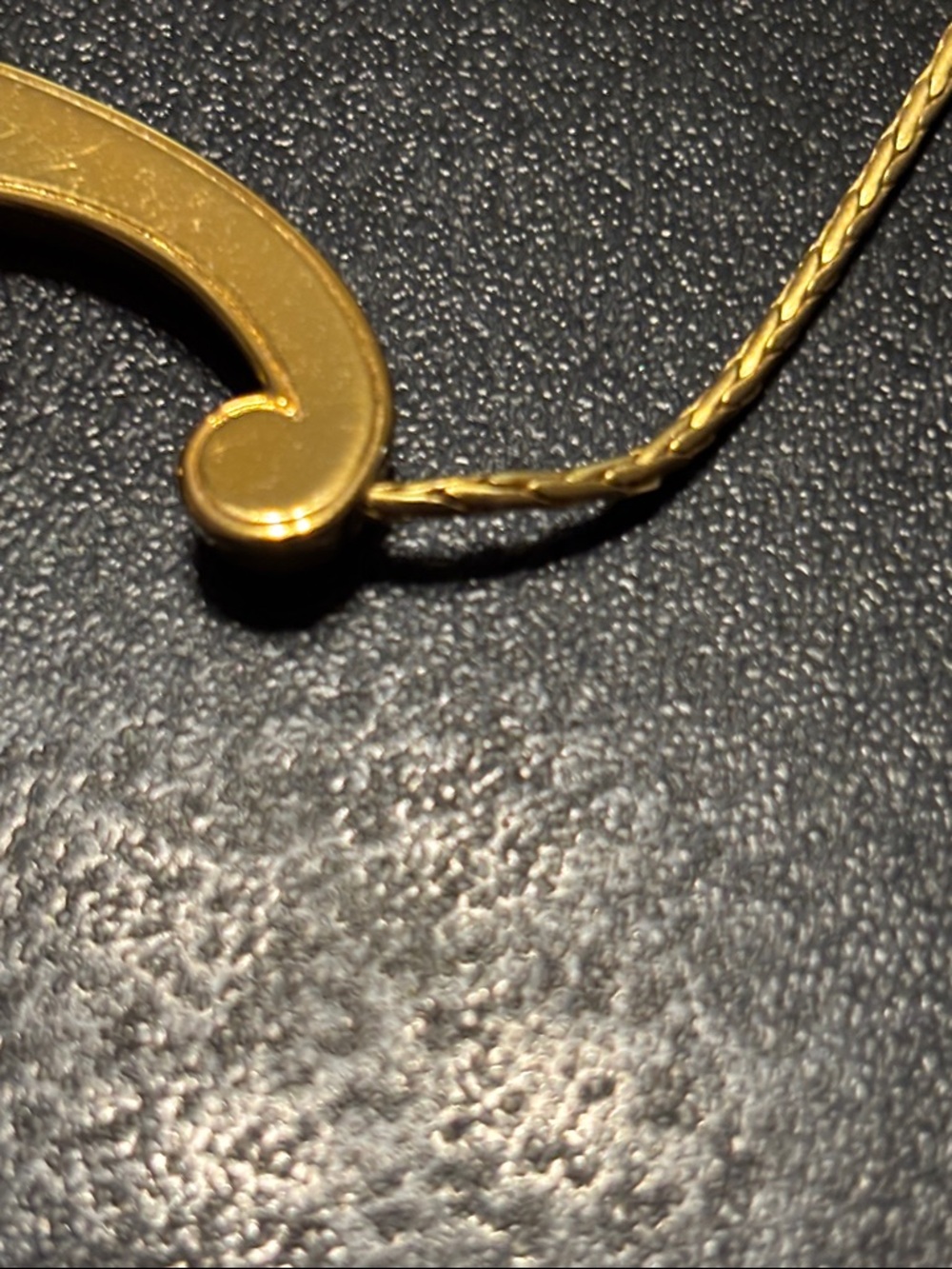 Brighton Hammered Gold Scroll Necklace - Versailles Royale Knowledge Is Power - Picture 11 of 11